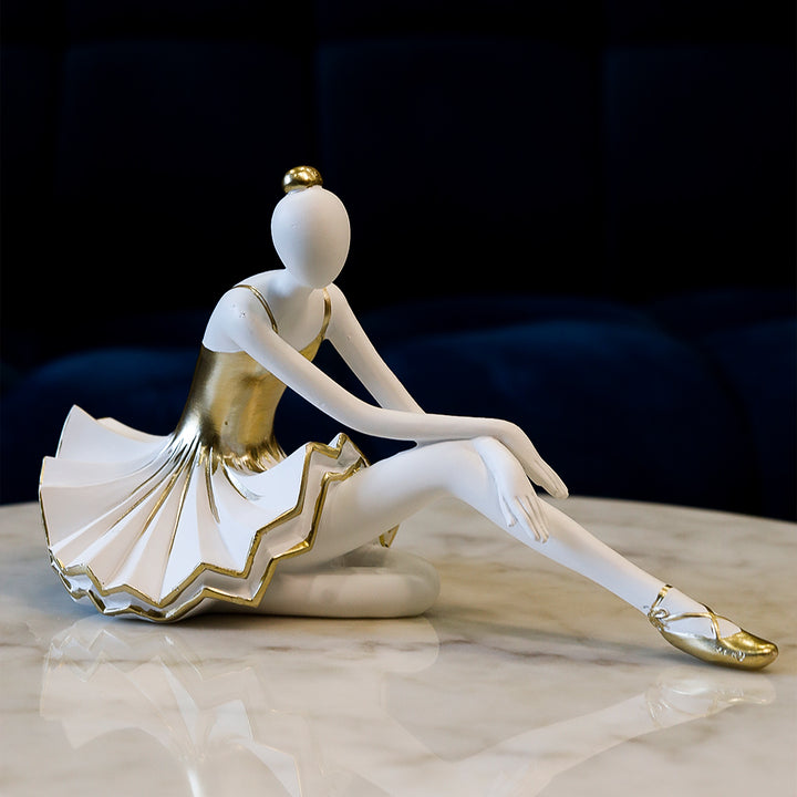 A Ballerina's Grace - Resin Decor Sculpture