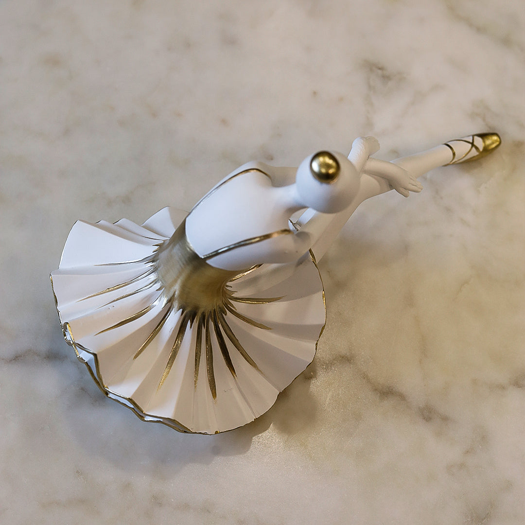 A Ballerina's Grace - Resin Decor Sculpture