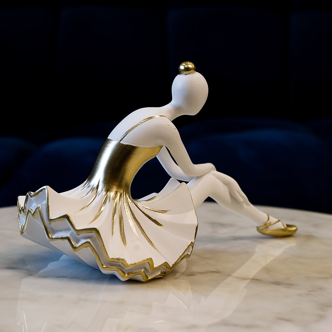 A Ballerina's Grace - Resin Decor Sculpture