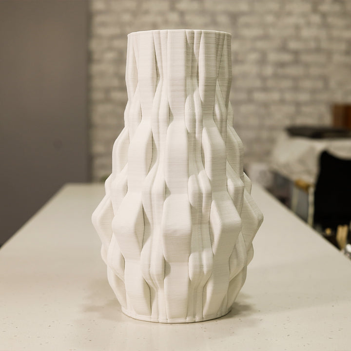 Luxury 3D Printed Patterned Vase