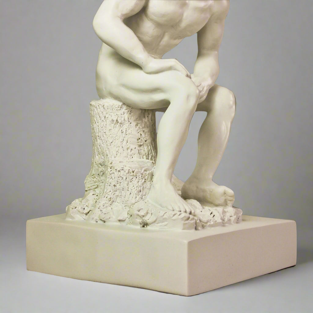 David the Thinker Resin Sculpture