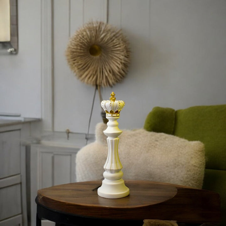 Emperor Chess Decor - White