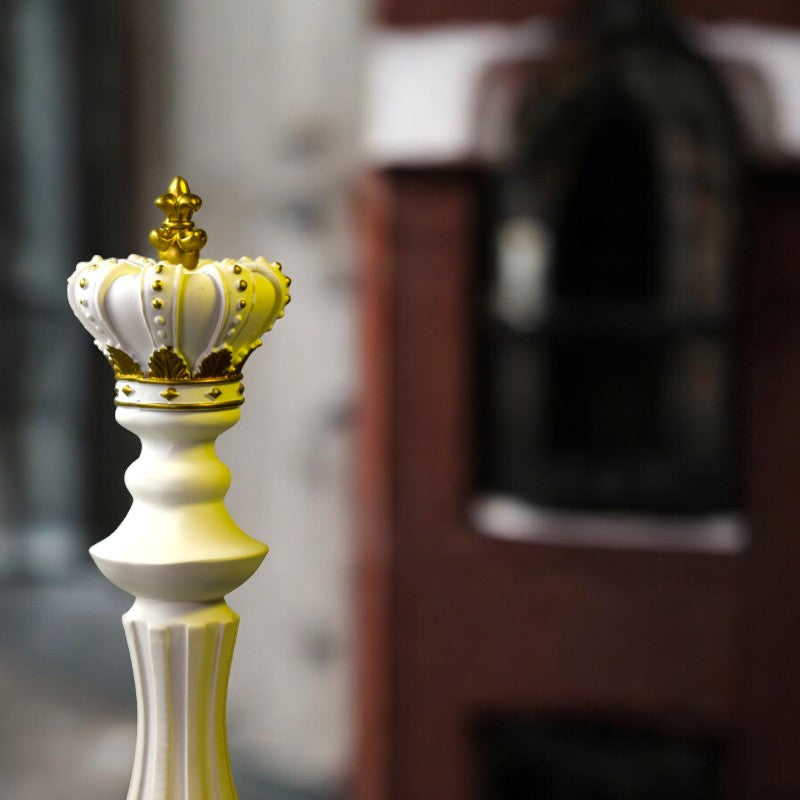 Emperor Chess Decor - White