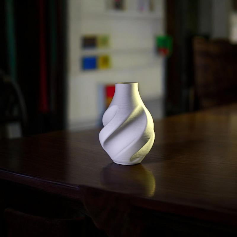 Luxury 3D Printed Twisting Vase