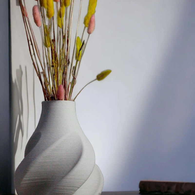 Luxury 3D Printed Twisting Vase