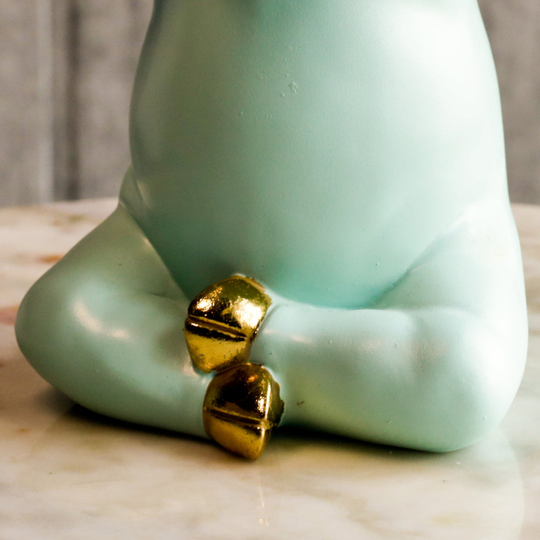 Cute "See No Evil" Resin Sculpture