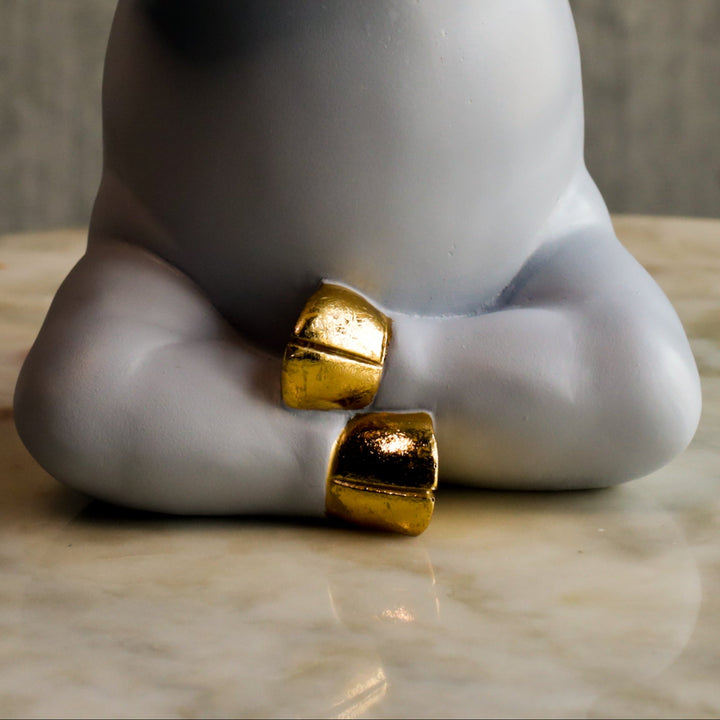 Cute "Say No Evil" Resin Sculpture