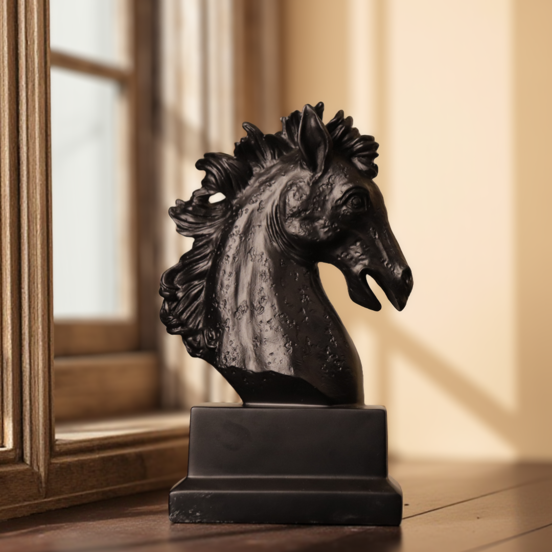 Majestic Stallion Resin Statue