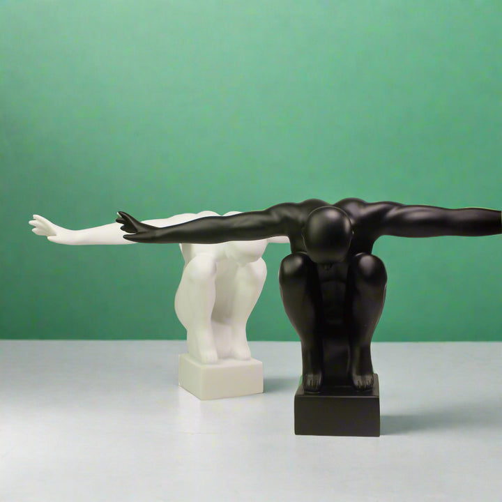 The Contender Resin Sculpture