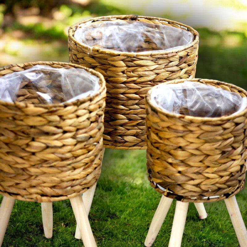 Jute Rope Planters - Set of 3