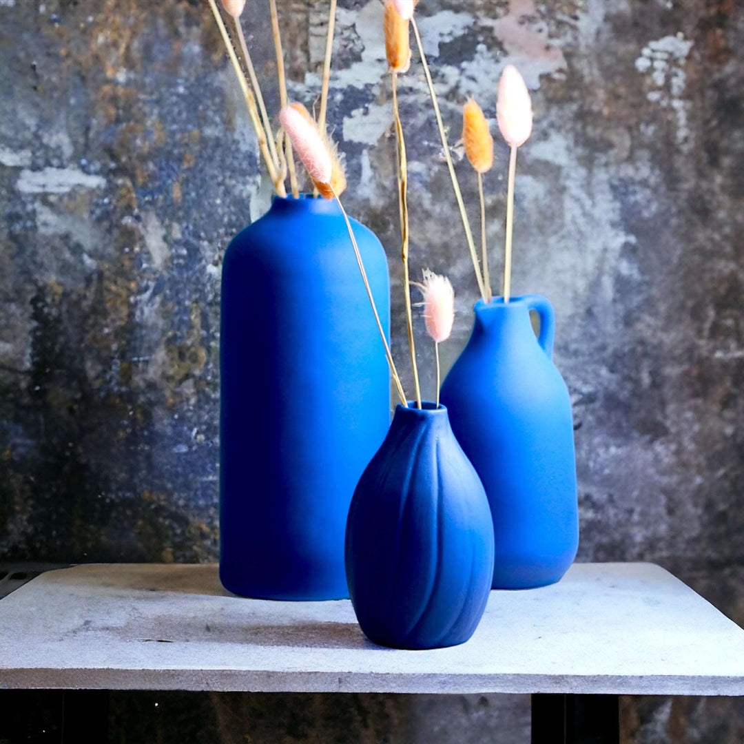 The Blues - Set of 3 Vases