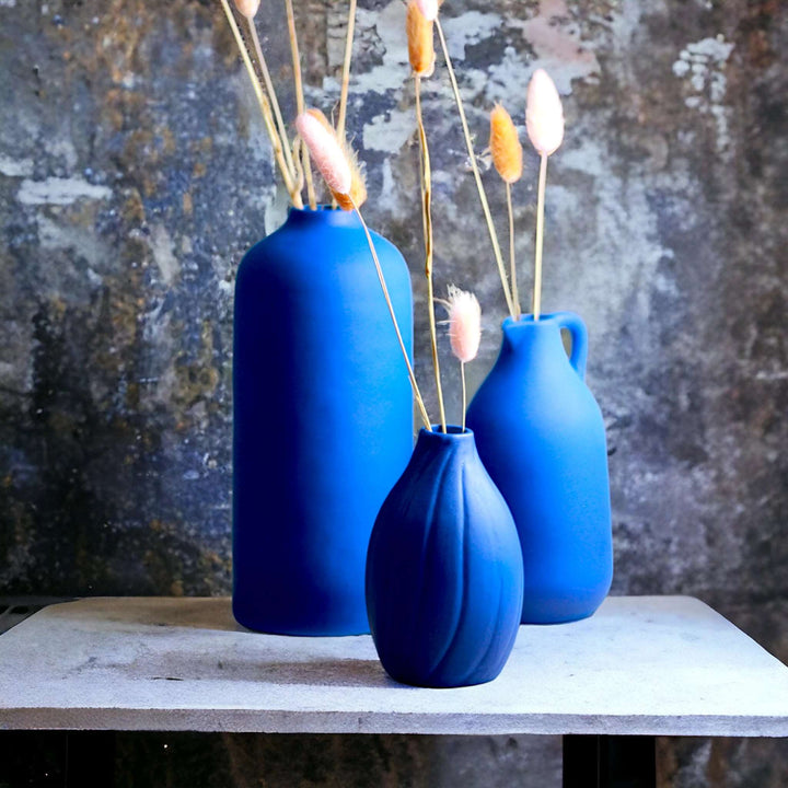 The Blues - Set of 3 Vases