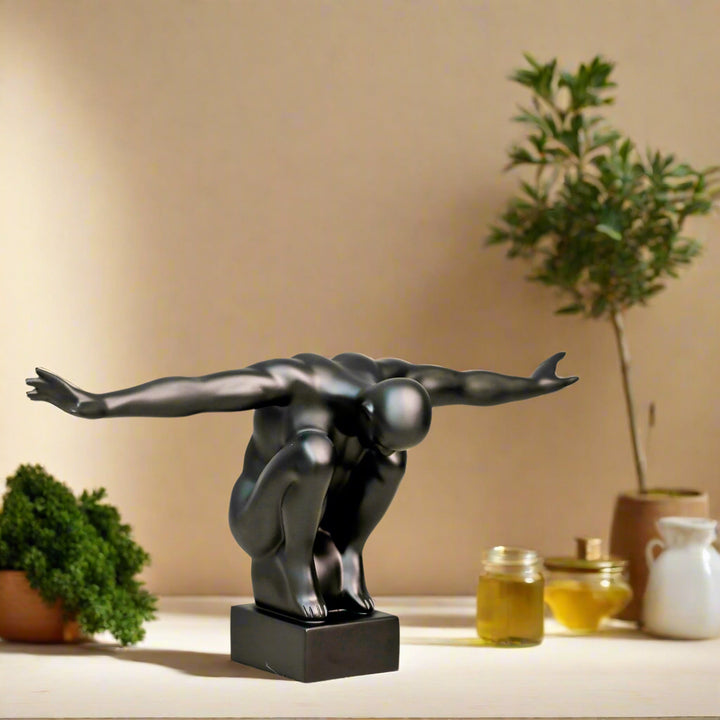 The Contender Resin Sculpture