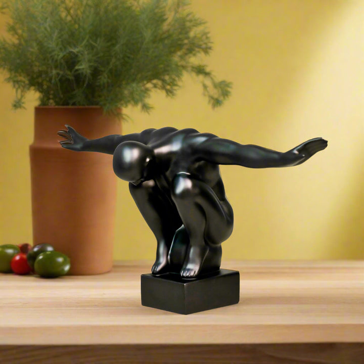 The Contender Resin Sculpture