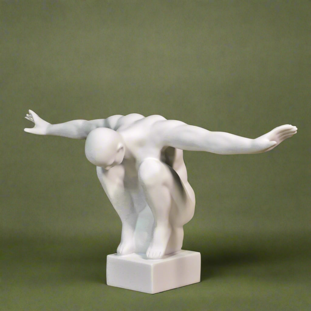 The Contender Resin Sculpture