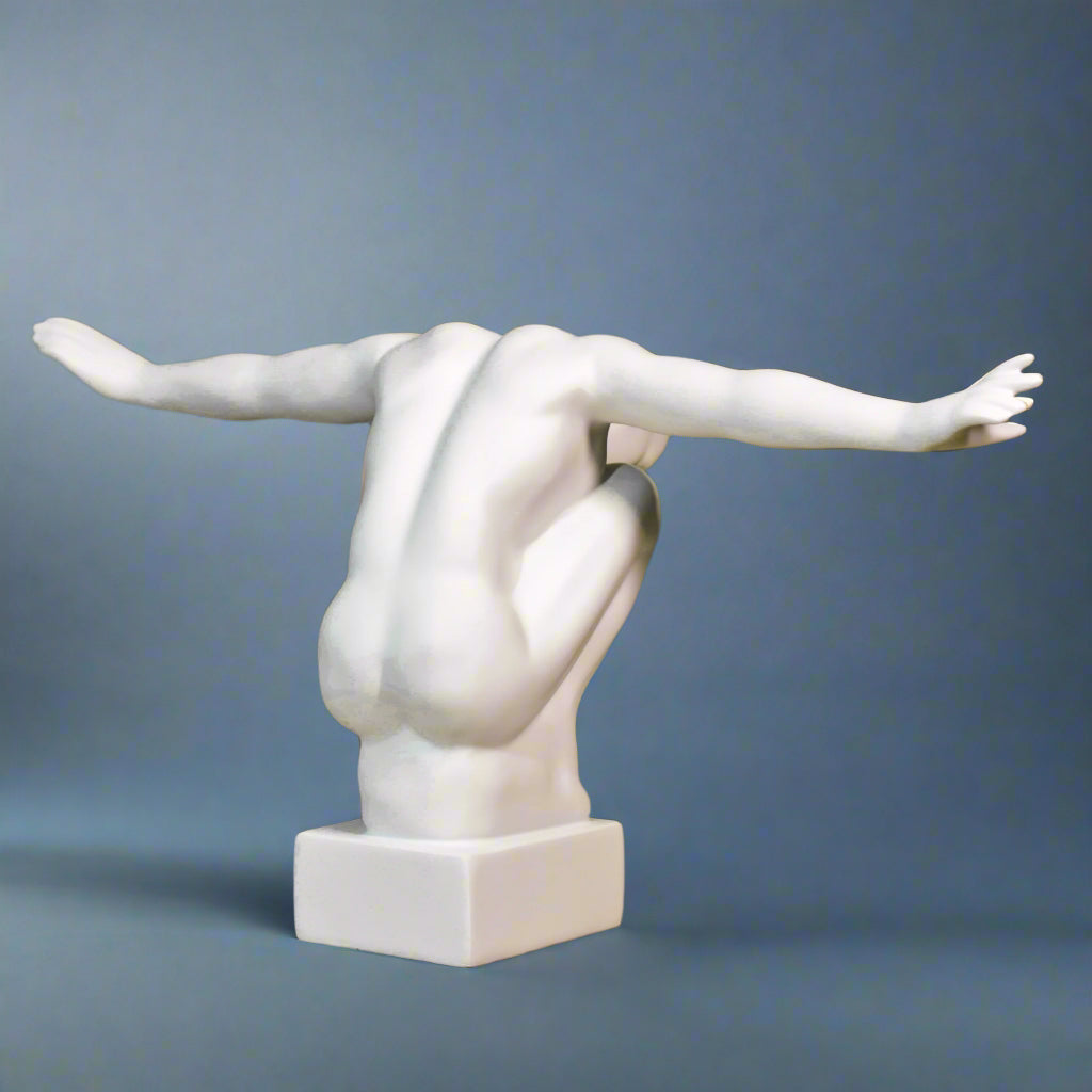 The Contender Resin Sculpture