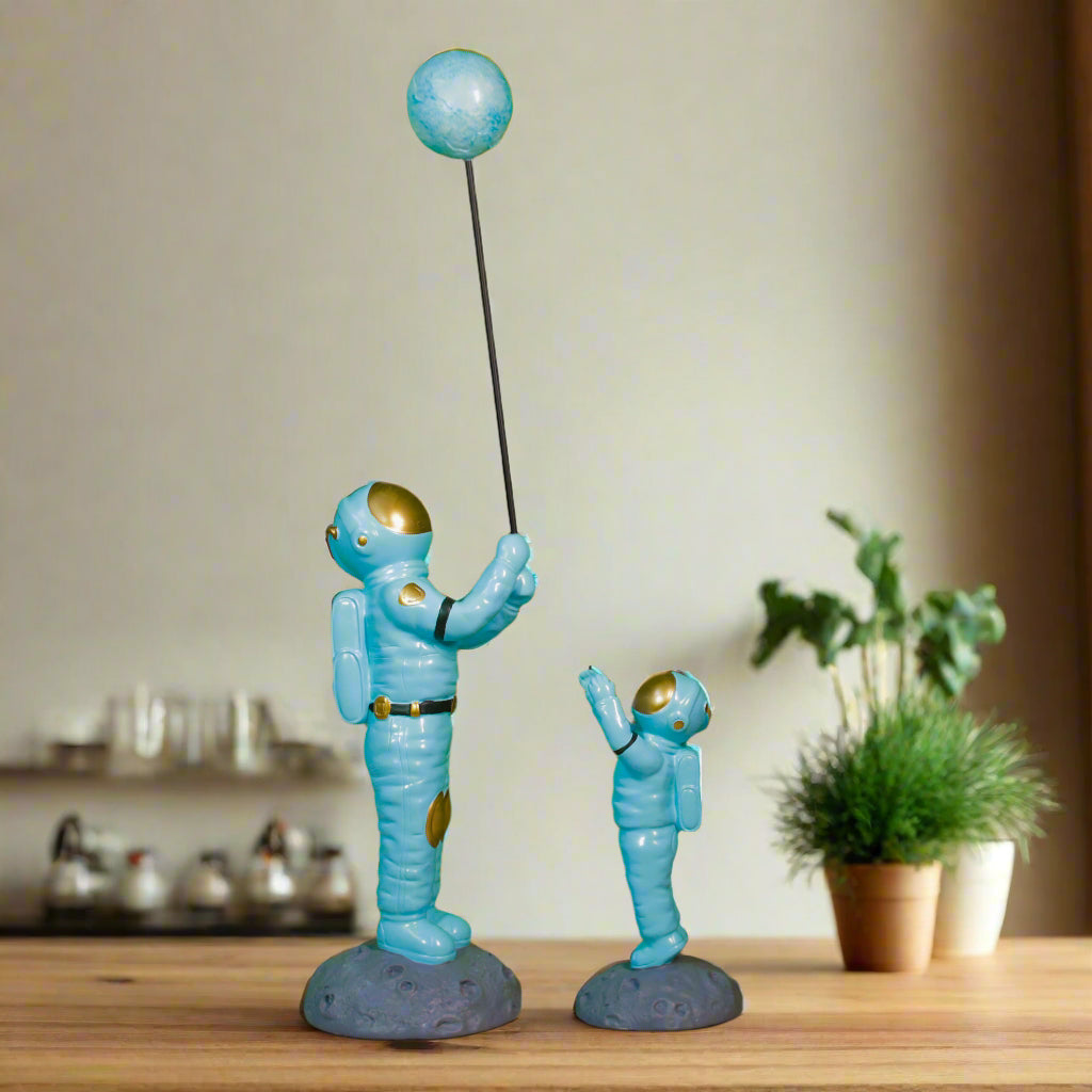 "The Astronaut's Legacy" Resin Sculpture