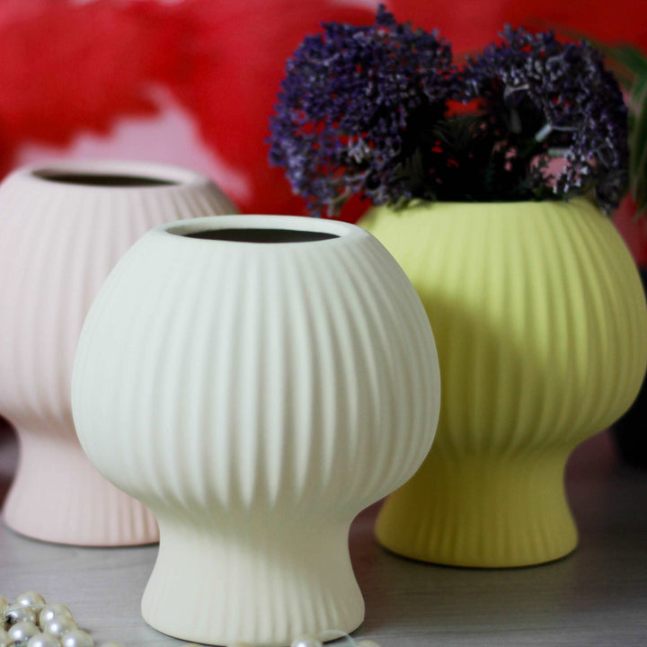 Vintage Lamp Vases in Pastel Colors